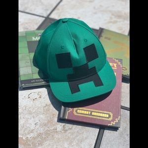 JINX Minecraft Creeper Mob Snapback Baseball Hat